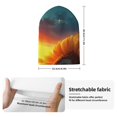 thumbnail image 2 of Gaeub Sunset Coast Sunflower Print Unisex Knitted Hat,Warm Winter Beanie,Unisex Fashion Knit Cuffed Cap,Ski Hat for Men and Women, 2 of 6