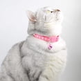 thumbnail image 2 of HSHDLDF 3 Pcs Collier pour Chat à Dégagement Rapide avec Clochette, Collier pour Chat Lune Ajustable Mignon Colliers pour Chaton Doux pour Chat Chiot 7-10,2 Po (Rouge Rose Violet), 2 of 6