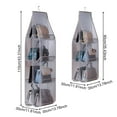 thumbnail image 6 of Yesbay Storage Bag Multiple Compartments Dust-proof Transparent Multi-Layer Design Closet Handbag Organizer, 6 of 8