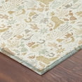 thumbnail image 3 of Addison Rugs Chantille Indoor/Outdoor Transitional Novelty Ivory Machine Washable Round Rug, 8' x 8', 3 of 7