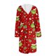thumbnail image 1 of Pijama familiar de Navidad Grinc-h - Albornoz a juego de franela estampada, absorbente y de secado rápido, de algodón. Pijama familiar a juego, color rojo XXL., 1 of 5