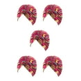 thumbnail image 2 of Nudo Turbante Musulmán Qarigey Hijab Frente Cruz Beanie Estiramiento Ajustable Tipo 9, 2 of 4