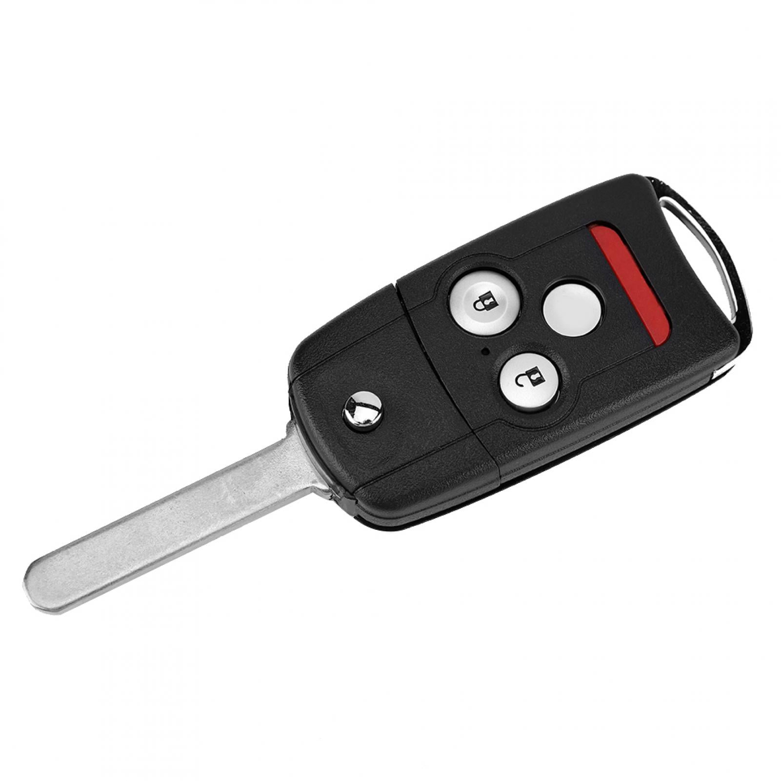 2+1 Buttons Folding Remote Key Shell Case Fob for Acura 3 Button Key Blank 