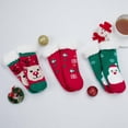 thumbnail image 5 of Minzimin Kids Christmas Fuzzy Socks Girls Boys Thermal Thick Socks Soft Fluffy Socks Toddler Cozy Socks, 5 of 7