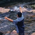 thumbnail image 4 of 1.2M-1.8M Carbon Fiber Short Stream Hand Pole Lightweight Small Fishing Rod 4/6 Green, 4 of 8