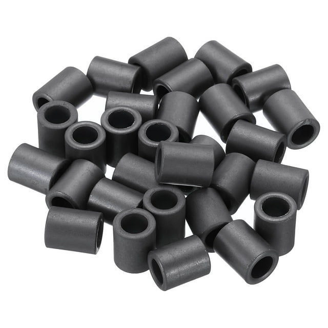 Unique Bargains Ferrite Toroid Core, Toroid Core 0.5' ODx0.3' IDx0.6' H, Black 30 Pack