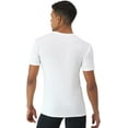 thumbnail image 3 of Hanes Men's Moves Mesh T-Shirt, X-Temp Moisture-Wicking Tee, White Or Black/Grey, 3-Pack, 3 of 4