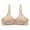 Beige, variant on Women's Comfortable Solid Color Plus Size Sexy Triple Breasted Bra Underwear Daily Bra Womens Bras No Underwire Full Support Bras for Women Full Coverage Bras Lifting Lace Bra