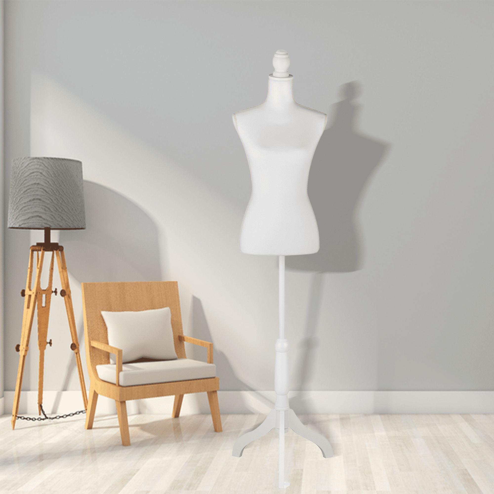 Mannequin, 49.6-63.4 Inch Adjustable Mannequins Body Female, Solid Wood Dress  Mannequin with Stand, Sewing Mannequin Female, Adjustable Dress Form for  Clothing Jewelry Display, Manikin Body, White - Yahoo Shopping
