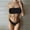 Black, variant on MSJUHEG Bikini Tops Full Coverage Bottoms,2 Piece Bikini Sets,Mid Rise Bikini Sets for Women,Boho Swimsuits for Women,Bathing Suit for Women,Thong String 2 Piece Bikini Set,Halter String Black M