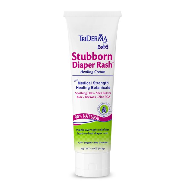 TriDerma Stubborn Diaper Rash Fast Healing Cream (4 oz)