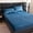 Dark Blue, variant on LANYC OMGYL 1 PC Full Sheet Plush Velvet 54x75+11.82 in Light Brown