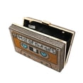 thumbnail image 3 of MASWLM Women Fashion Radio Shape Rhinestone Clutch Bag Vintage Cassette Tape Shape Crystal Evening Bag for Wedding Party Prom, 3 of 4