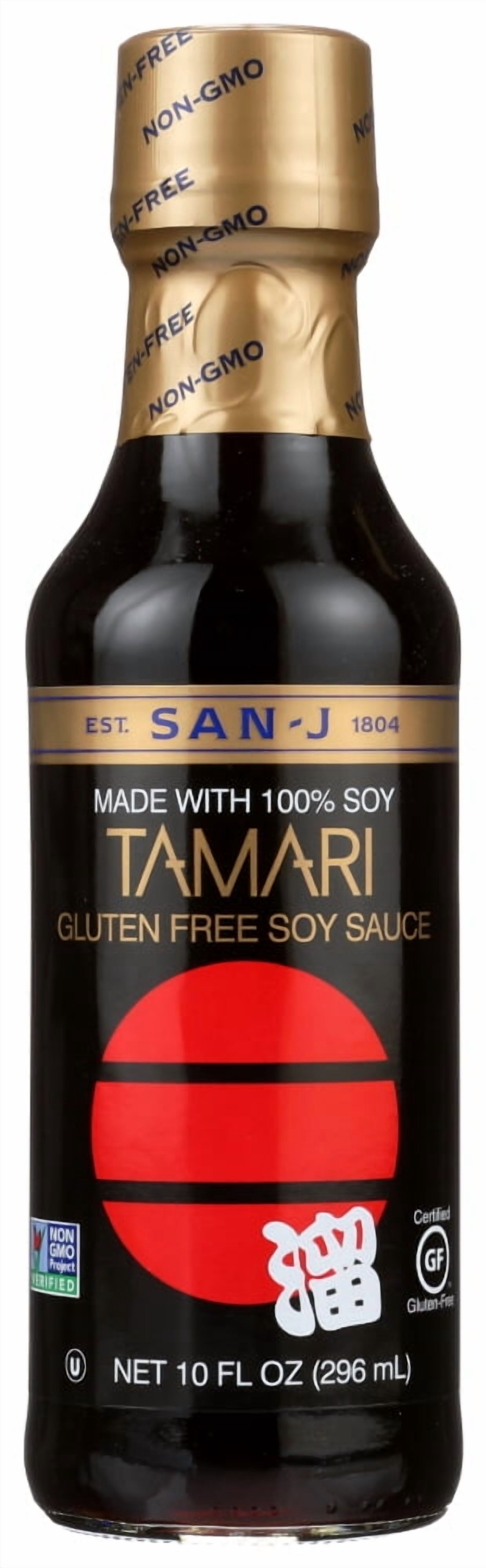 (3 pack) San J Tamari Soy Sauce, 10 fl oz