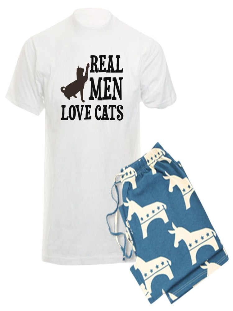CafePress Real Men Love Cats Pajamas Pajama Set 