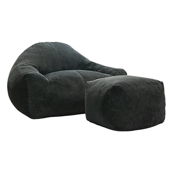 Sillón De Espuma Comprimida Al Vacío 1 Plaza Japandi Likka Dark Grey