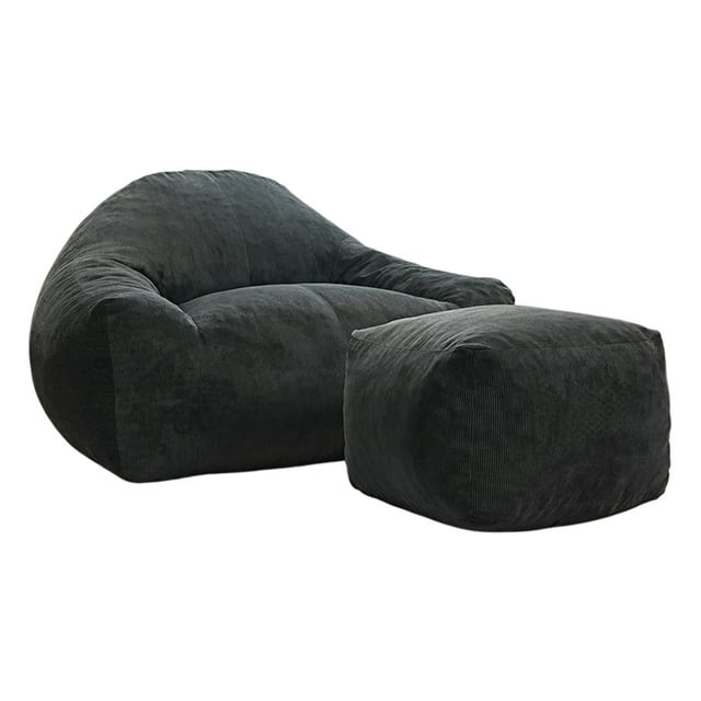 Sillón De Espuma Comprimida Al Vacío 1 Plaza Japandi Likka Dark Grey