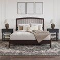thumbnail image 2 of Quincy Queen Wood Low Profile Platform Bed in Espresso, 2 of 13