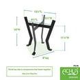thumbnail image 2 of ACHLA Designs FB-58 17.5 in. Denise II Plant Stand, Black, 2 of 3