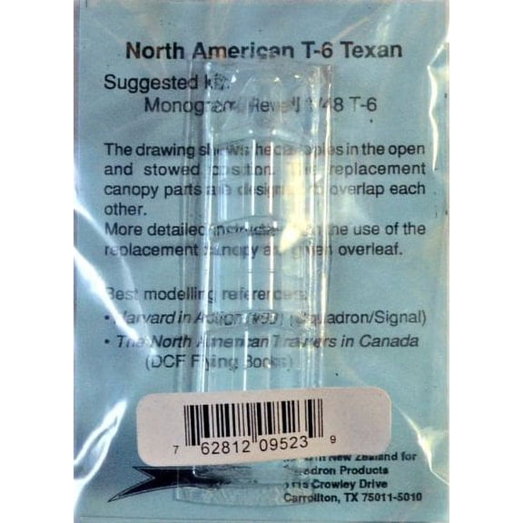 Squadron Products T-6 Texan Vacuform Canopy