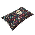 thumbnail image 3 of LNWH Rectangle Pillow Cover, Traditional Day Of The Dead Skull Cushion Covers Pillowcase for Couch Bedroom Sofa, 20"x30", 3 of 7