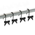 thumbnail image 1 of Dznils Ganchos Decorativos para Cortina de Ducha, Ganchos de Ducha de Metal Inoxidable, Juego de 12, Negro, 1 of 11
