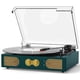 thumbnail image 1 of Tocadiscos de vinilo TANLANIN Vintage de 3 velocidades con altavoces, color verde, 1 of 8