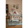 thumbnail image 6 of French Linen Pattern Tablecloth Soft Durable Floral Table Cloth Designer Kitchen Dining Tablecloth for Rectangular Tables for Parties Christmas 60"*102", 6 of 6
