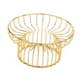 thumbnail image 4 of Cesta de fruta de alambre de hierro, moderna y elegante mesa de centro de mesa, frutero resistente L, 4 of 9