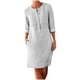 thumbnail image 1 of Vestidos Para Mujer Vestido Floral Nueva Moda Casual Impresión Media Manga Cuello Redondo Butto Vestido de Ropa Odeerbi ODB185154, 1 of 8