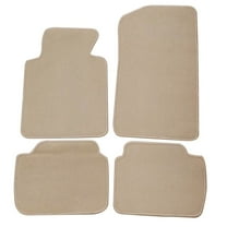 Ikon Motorsports Compatible with 99-05 E46 01-06 M3 OE Factory Style Beige Nylon Carpet Car Floor Mats Front Rear 4pcs 1999 2000 2001 2002 2003 2004 2005