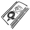 thumbnail image 3 of Windshield Tailgate Seal, Tailgate Weatherstripping Seal Kit Anti Aging Rubber 2135478  for Vehicle, 3 of 8