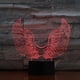 thumbnail image 1 of Lámpara de mesa Wings 3D LED con luz nocturna para dormitorio infantil, 1 of 2