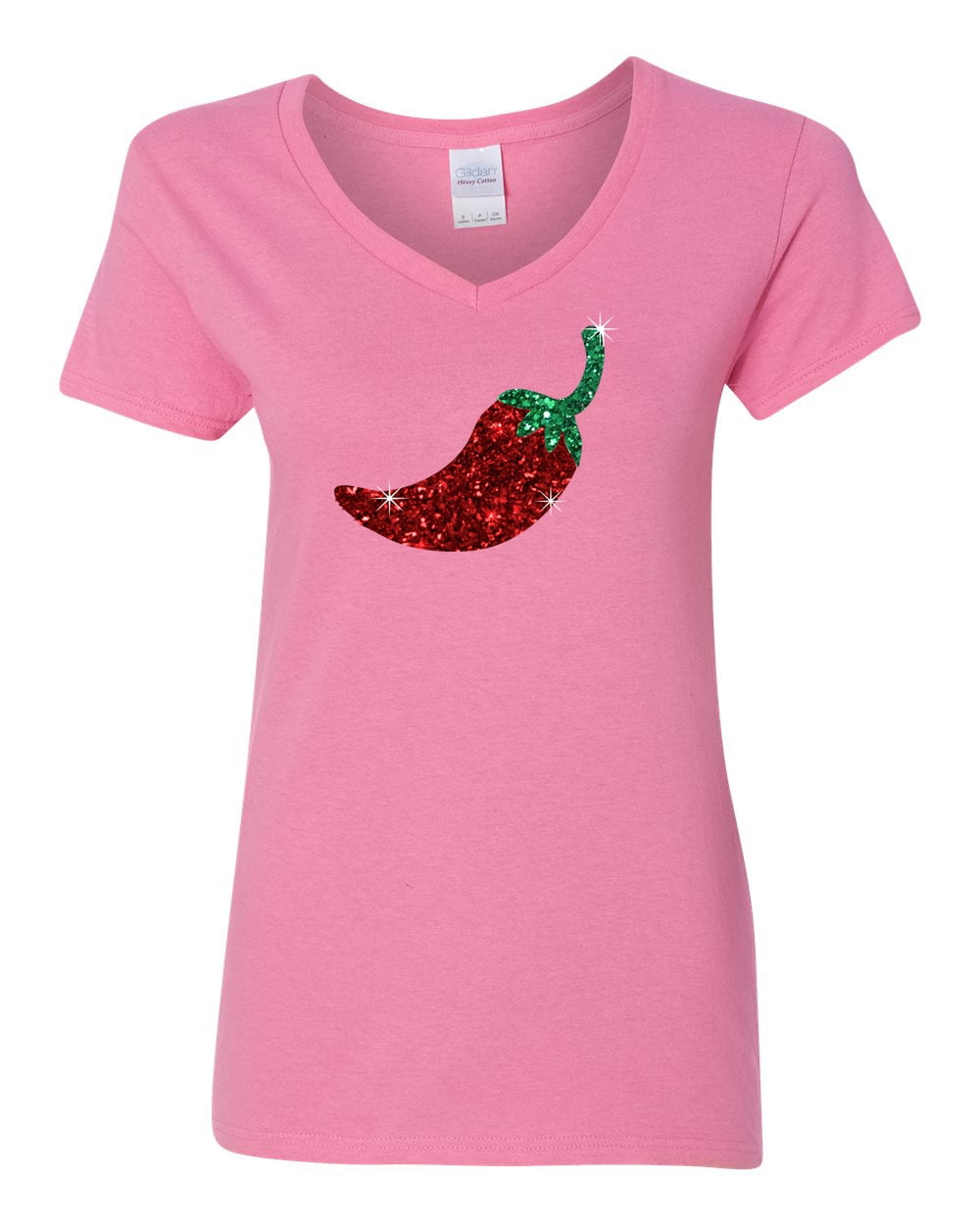 Custom Apparel R Us - Glitter Red Chili 