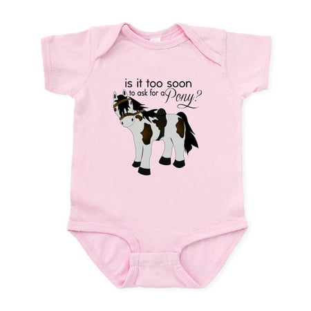 

CafePress - Is It Too Soon To Ask For A Pony Body Suit - Baby Light Bodysuit Size Newborn - 24 Months