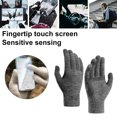 thumbnail image 4 of Guantes de invierno para hombres y mujeres, guantes cálidos para pantalla táctil para clima frío, puños elásticos, tejido elástico 1045, 4 of 5