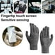 thumbnail image 4 of Guantes de invierno para hombres y mujeres, guantes cálidos para pantalla táctil para clima frío - Puño elástico - Tejido elástico1046, 4 of 5
