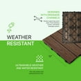 thumbnail image 3 of UltraShield Naturale 1' x 1' Outdoor Composite Quick Deck Tile, 10 per Case, Brown, 3 of 4