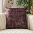 thumbnail image 2 of SAFAVIEH Prenlia Abstract Decorative Pillow, 18" x 18", Purple/Silver, 2 of 5