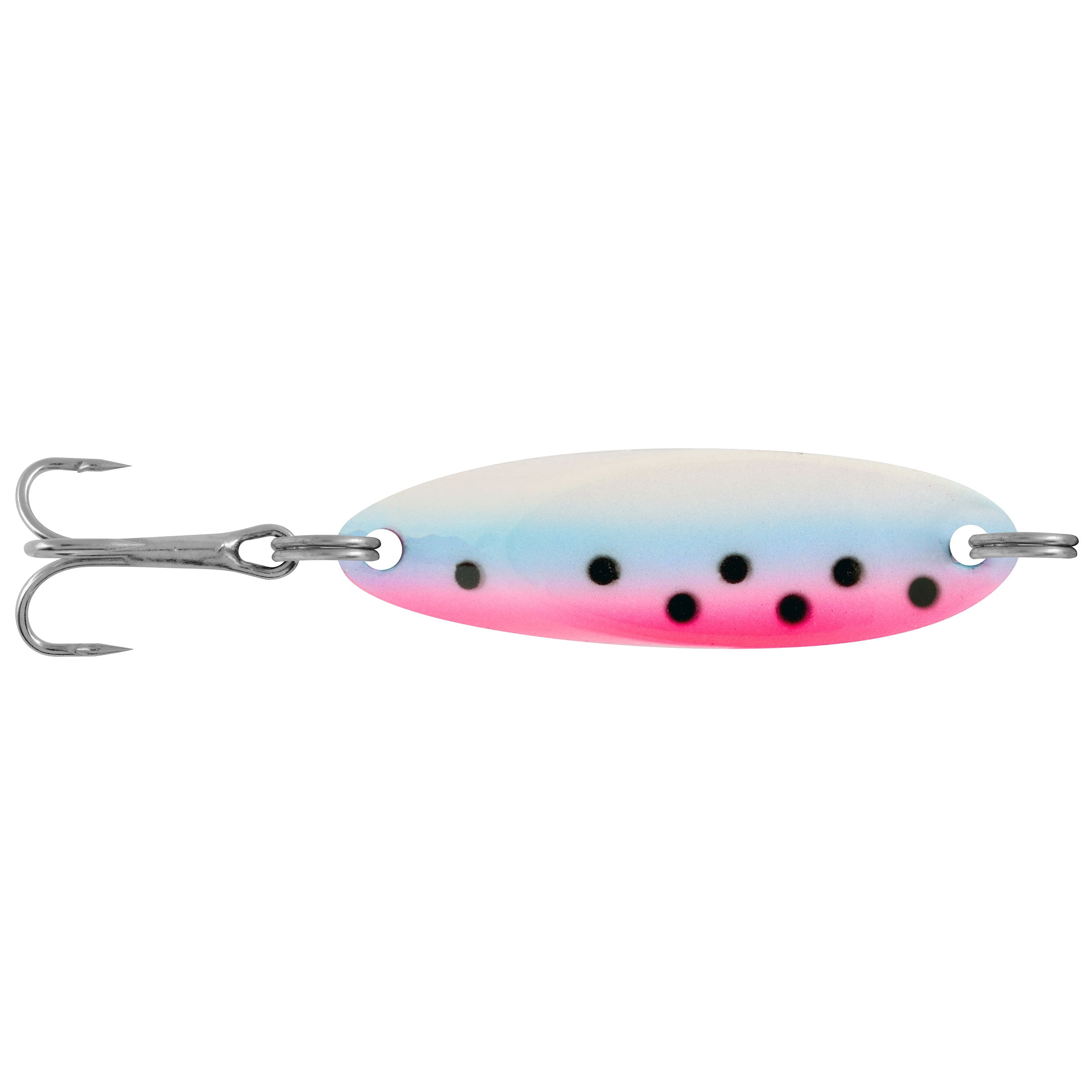 South Bend Kast-A-Way Shud-L-Spoon Freshwater Fishing Lure, Rainbow Trout, 1/4 Ounce, Fishing Spoons