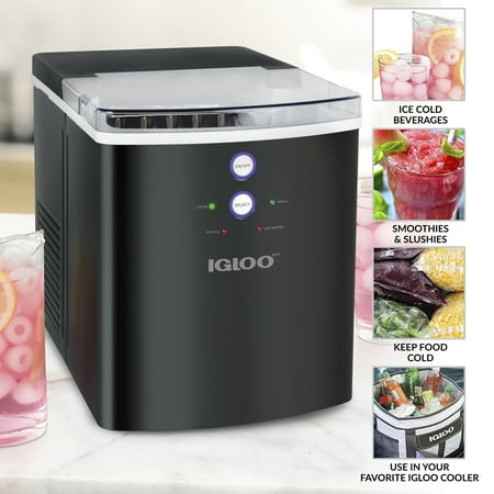 Igloo - 33-Pound Automatic Portable Countertop Ice Maker Machine