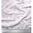 thumbnail image 1 of Soimoi Velvet Fabric Floral & Butterfly Night Wear Decor Fabric Printed Yard 58 Inch Wide, 1 of 1
