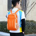 thumbnail image 1 of Mochila Para Acampar Mochila de nailon para acampar, transpirable, impermeable, para hacer ejercicio, fitness (naranja), 1 of 7