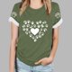 thumbnail image 5 of Tops Y Blusas de las Mujeres Estampadas Cuello Redondo Manga Corta, Poliéster Casual Top para Diario, Fiesta Y Todas las Estaciones, 5 of 8
