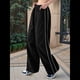 thumbnail image 5 of Pantalones de Paracaídas para Mujer, Pantalones Holgados de Pierna , Pantalones Deportivos con Cintura Elástica Y2K, Pantalones Deportivos, Ropa de Calle Negro L, 5 of 6