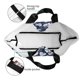 thumbnail image 4 of Disketp White Leaves Bolsa Tote Estampada para Mujer, Bolso de Hombro y de Mano para Compras y Viajes, 4 of 8
