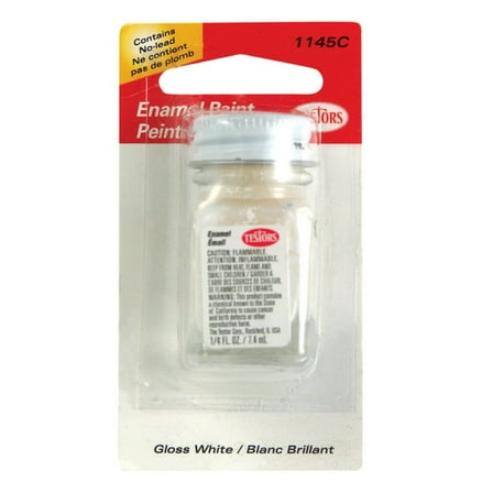 Testors Gloss White Hobby Paint 0.25 oz