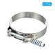 thumbnail image 3 of Abrazaderas de manguera T-Bolt de Uxcell con resorte, paquete de 4, abrazadera de manguera ajustable de acero inoxidable 304 para manguera de 3" ID, 3 of 6