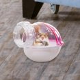 thumbnail image 6 of Pet Hamster Sand Bath Bathtub External Toilet Digging Sand Bed House Cage Accessories, Detachable Bathroom for Gerbil, Squirrel ,Small Animals Pink, 6 of 9