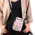 thumbnail image 4 of HELLHERO Hummingbird Rose Polyester Travel Crossbody Purse Double-layer Daily Commute or Casual Outings Lightweight, 4 of 7